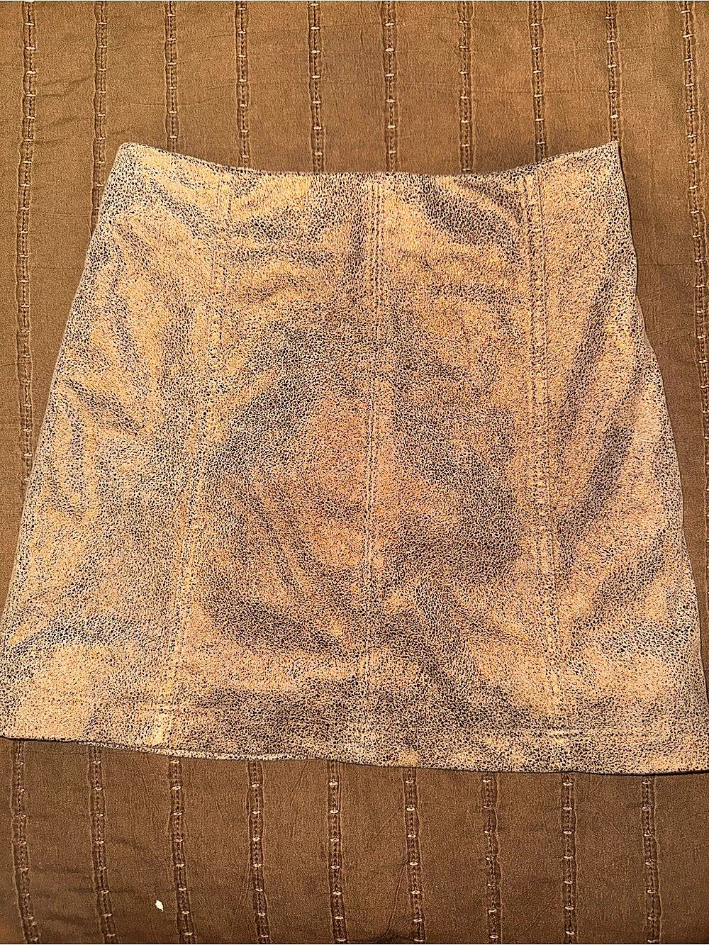 Free People Modern Femme Metallic Mini Skirt Size 2